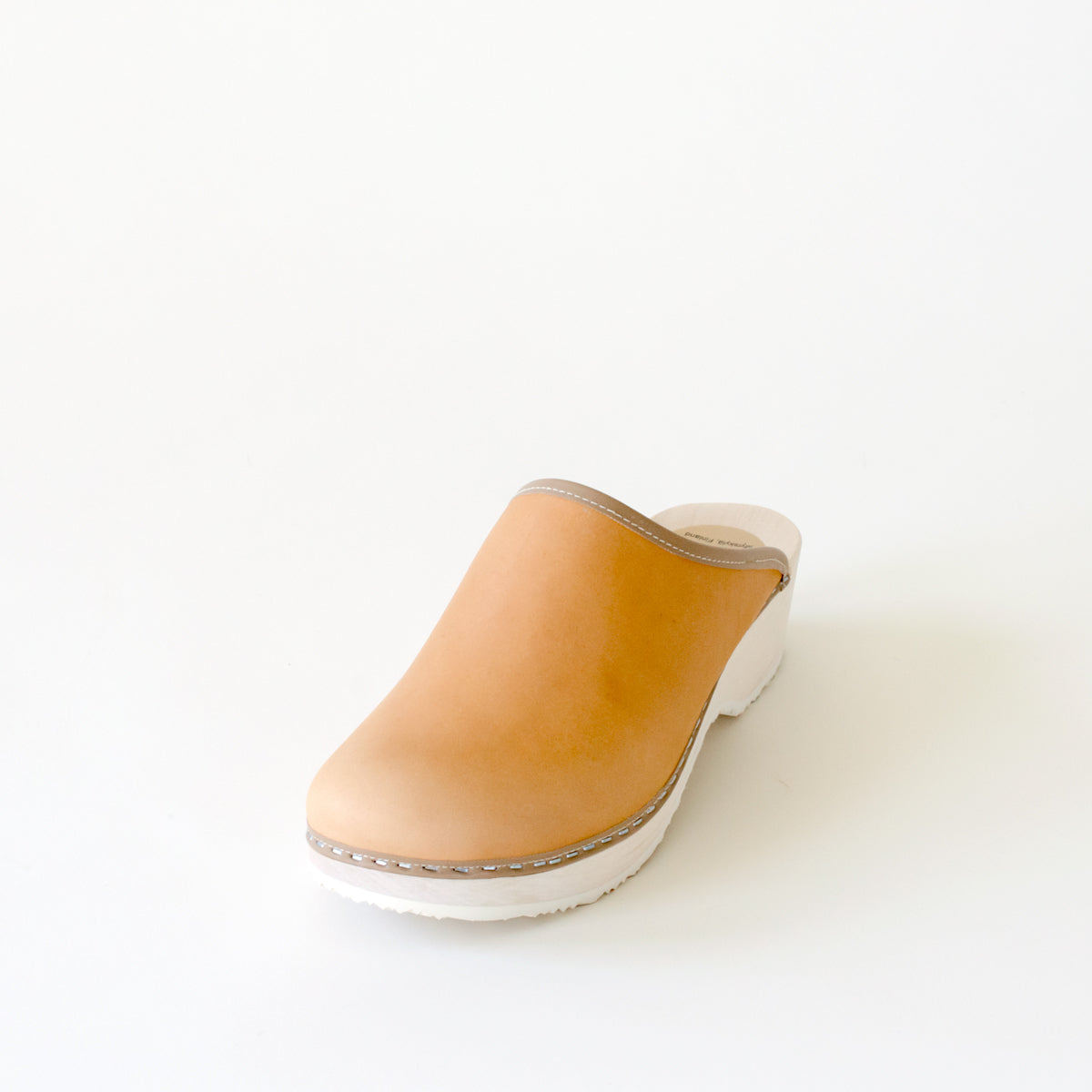 Clogs, vintage honey (vegetable-tanned)