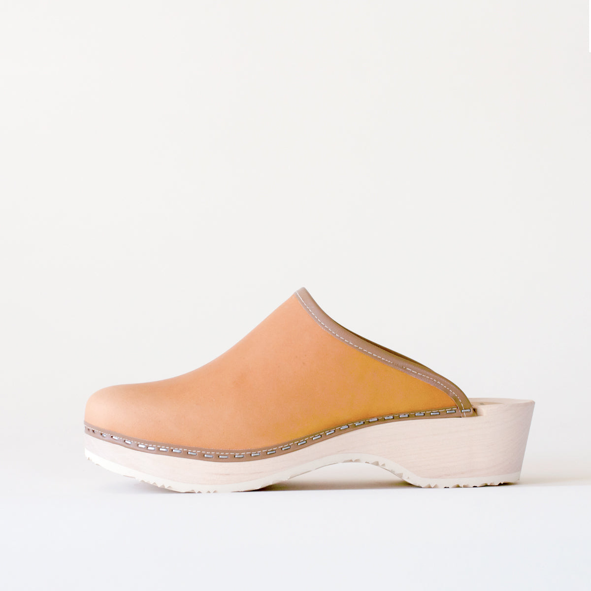 Clogs, vintage honey (vegetable-tanned)