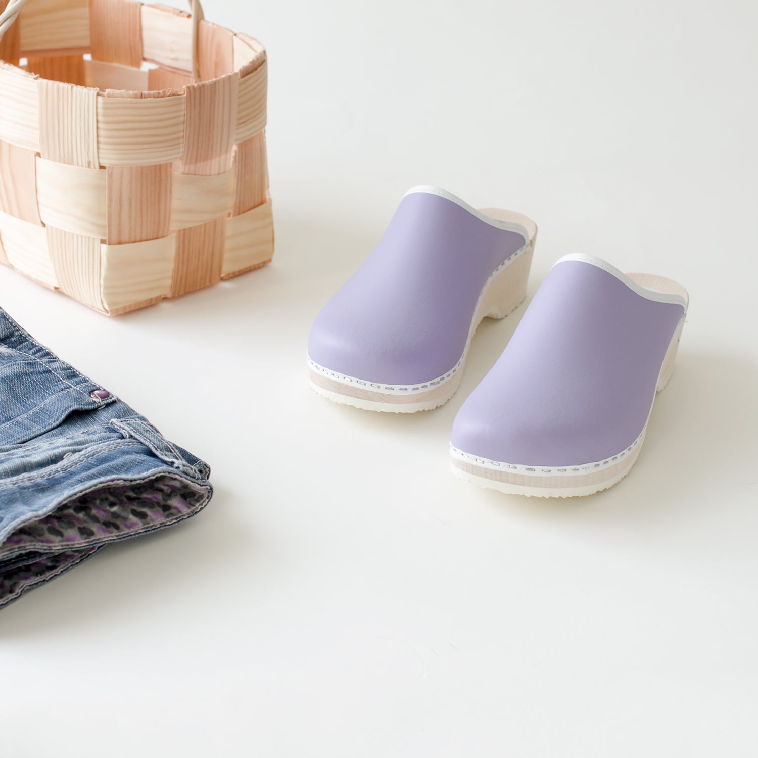 Clogs, lavender