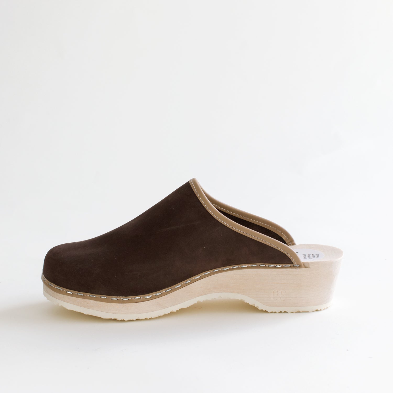 Clogs, brownie (nubuck)